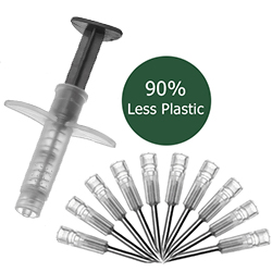 Standard 12mm Microchip Eco (10 Pack) 1 Reusable Syringe.